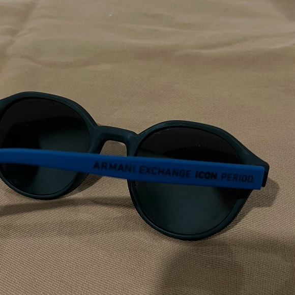 Armani Exchange Black and Blue Sunglasses - Picture 7 of 9